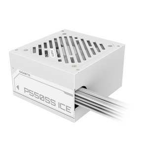 FUENTE DE ALIMENTACIÓN GIGABYTE ATX P550SS ICE 550W: EFICIENCIA 80 PLUS SILVER, DISEÑO COMPACTO Y RENDIMIENTO ENERGÉTICO AVANZADO