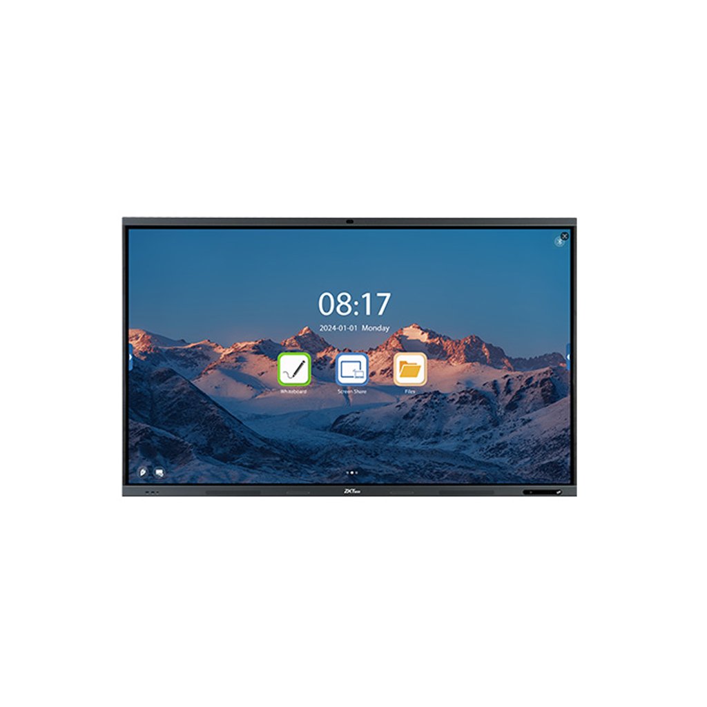 ZKTECO SC02‑I3 SERIES PIZARRA INTERACTIVA 86″ 4K UHD MULTITÁCTIL ANDROID/PC