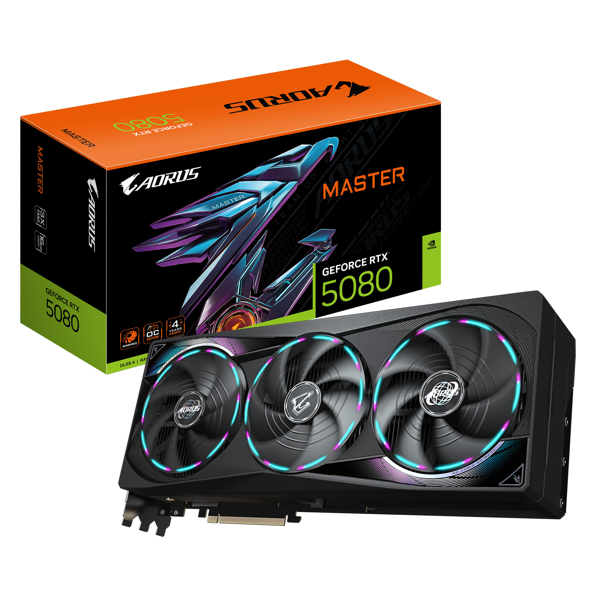 TARJETA DE VIDEO GIGABYTE AORUS GeForce RTX 5080 XTREME 16GB GDDR7 PCIe 5.0 RGB AVANZADO