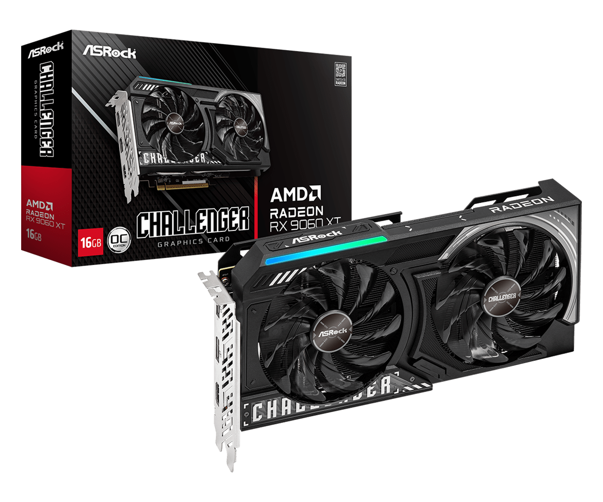 TARJETA DE VIDEO ASROCK VGA 16G AR RX9060XT CHALL GDR6