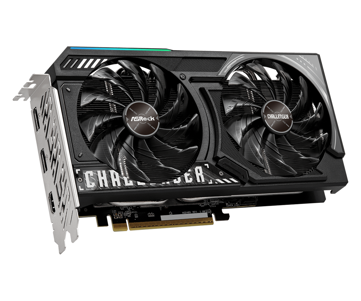 TARJETA DE VIDEO ASROCK VGA 8G AR RX9060XT CHALL GDDR6