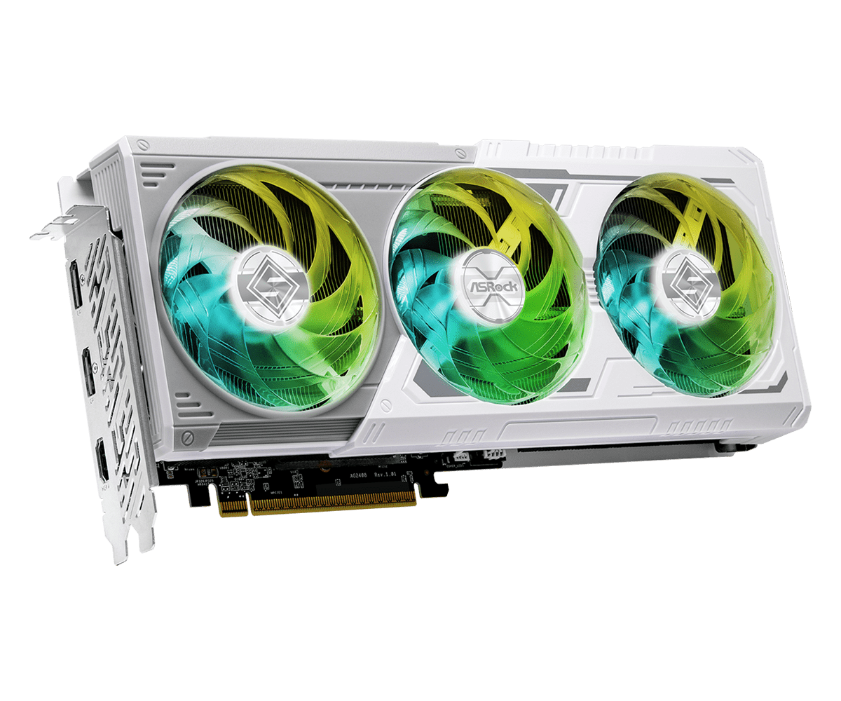 Tarjeta de video ASRock Radeon RX 9060 XT Steel Legend 8 GB OC