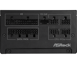 FUENTE DE PODER ASROCK CHALLENGER 750W (CL-750G) NO MODULAR, ATX 80 PLUS GOLD, NEGRO