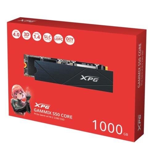UNIDAD SSD ADATA TECHNOLOGY PCIe GEN4 X4 M.2 2280 1000GB - ALTA VELOCIDAD Y RENDIMIENTO
