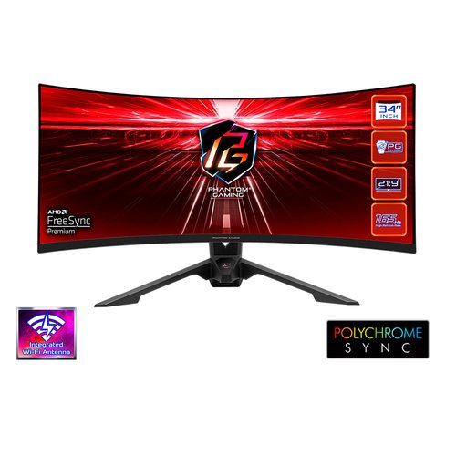 MONITOR GAMING ASROCK PG34WQ15R3A 34