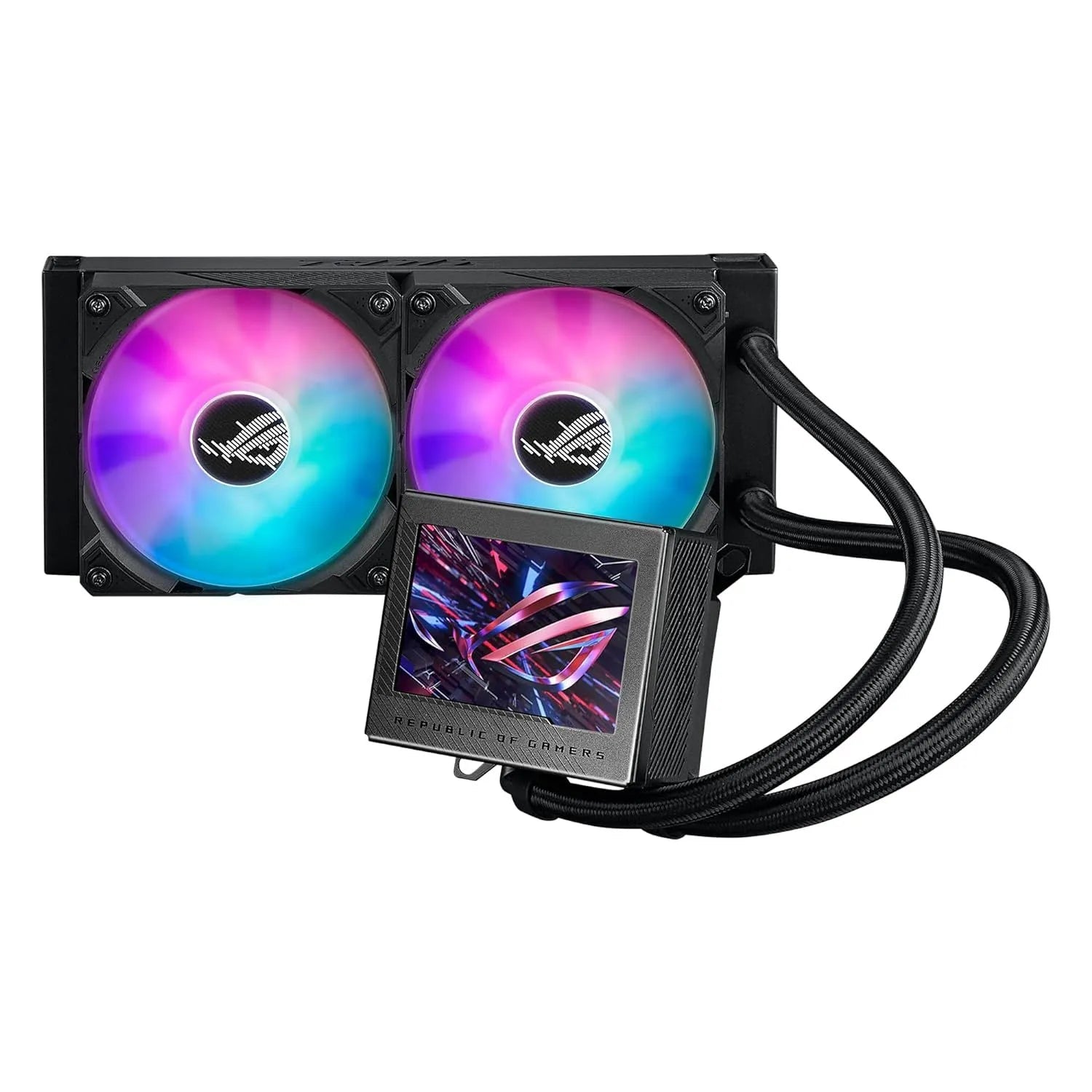ASUS ROG RYUJIN III 240 ARGB Enfriamiento Líquido para CPU, 2x 120mm, 600 - 2200RPM, Negro