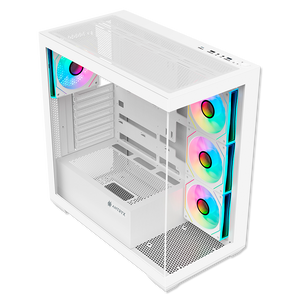 CASE GAMING ANTRYX FX 750 WHITE CON 4 VENTILADORES ARGB Y PUERTO USB TIPO-C (MODELO AC-FX750W)