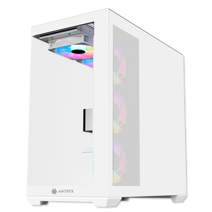 CASE GAMING ANTRYX FX 750 WHITE CON 4 VENTILADORES ARGB Y PUERTO USB TIPO-C (MODELO AC-FX750W)