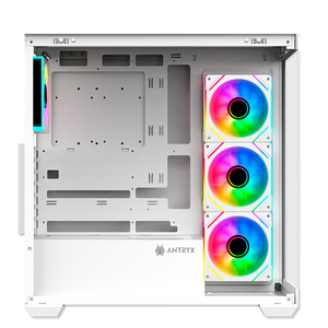 CASE GAMING ANTRYX FX 750 WHITE CON 4 VENTILADORES ARGB Y PUERTO USB TIPO-C (MODELO AC-FX750W)