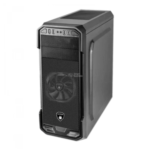 CASE ANTRYX RX 350 - FUENTE 600W, PANEL LATERAL DE VIDRIO TEMPLADO, 1 VENTILADOR, 3 PUERTOS USB, COLOR NEGRO (AC-RX350K3-600CP)