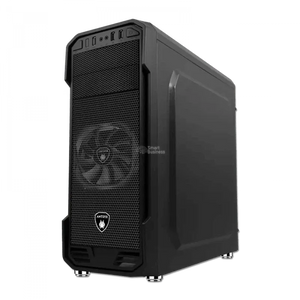 CASE ANTRYX RX 350 - FUENTE 600W, PANEL LATERAL DE VIDRIO TEMPLADO, 1 VENTILADOR, 3 PUERTOS USB, COLOR NEGRO (AC-RX350K3-600CP)