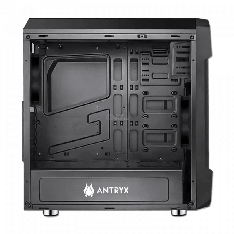 CASE ANTRYX RX 350 - FUENTE 600W, PANEL LATERAL DE VIDRIO TEMPLADO, 1 VENTILADOR, 3 PUERTOS USB, COLOR NEGRO (AC-RX350K3-600CP)