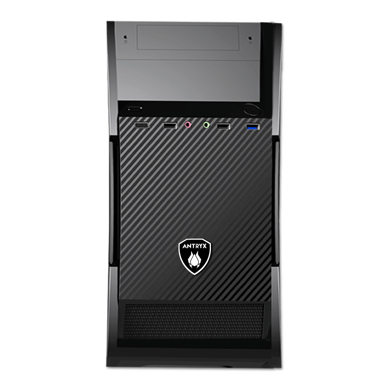 CAJA DE PC ANTRYX ELEGANT 570 CON FUENTE DE PODER 350W, USB 3.0, DISEÑO MODERNO Y FUNCIONAL