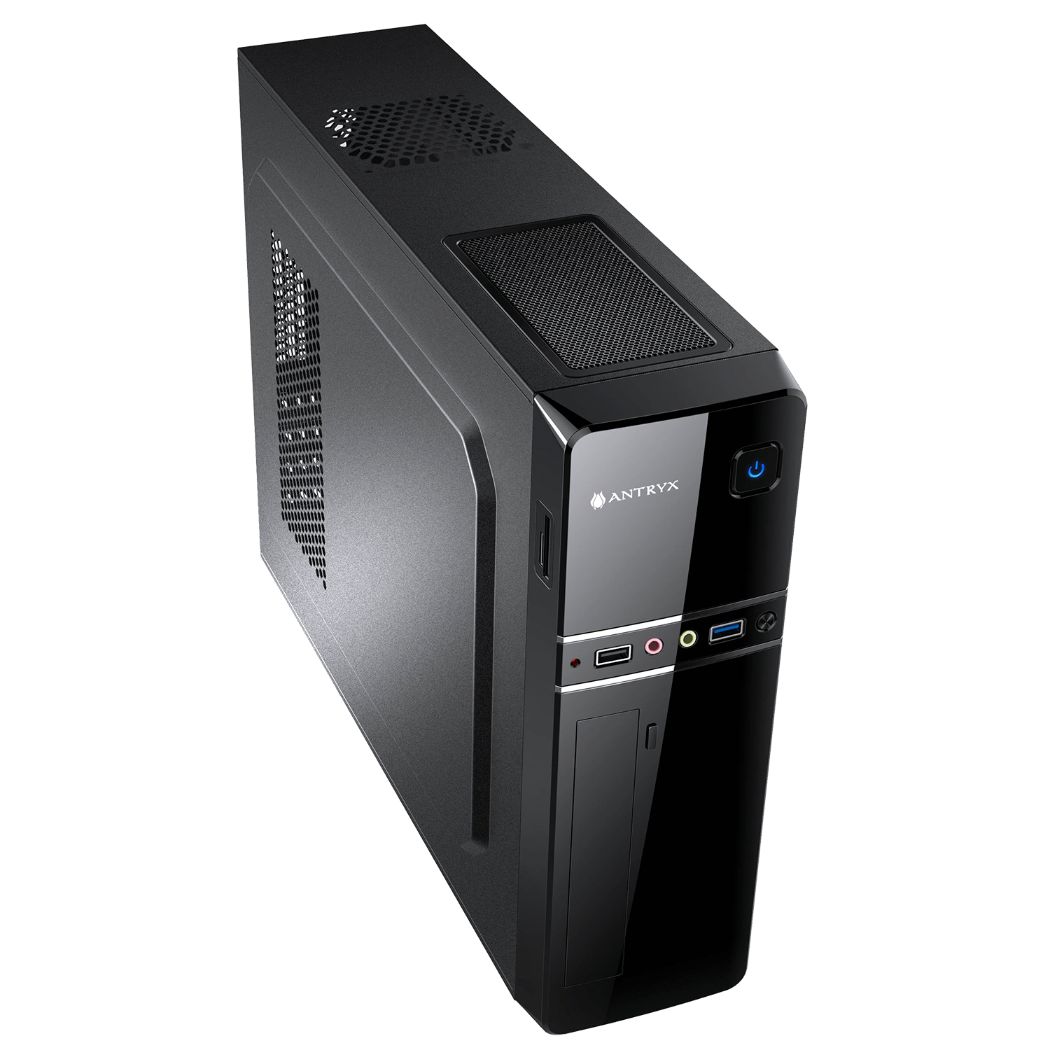 CAJA DE PC ULTRA DELGADA ANTRYX XTREME SLIM XS-110 MATX CON FUENTE DE PODER 350W Y PUERTO USB 3.0 (MODELO AC-XS110K-350CP)