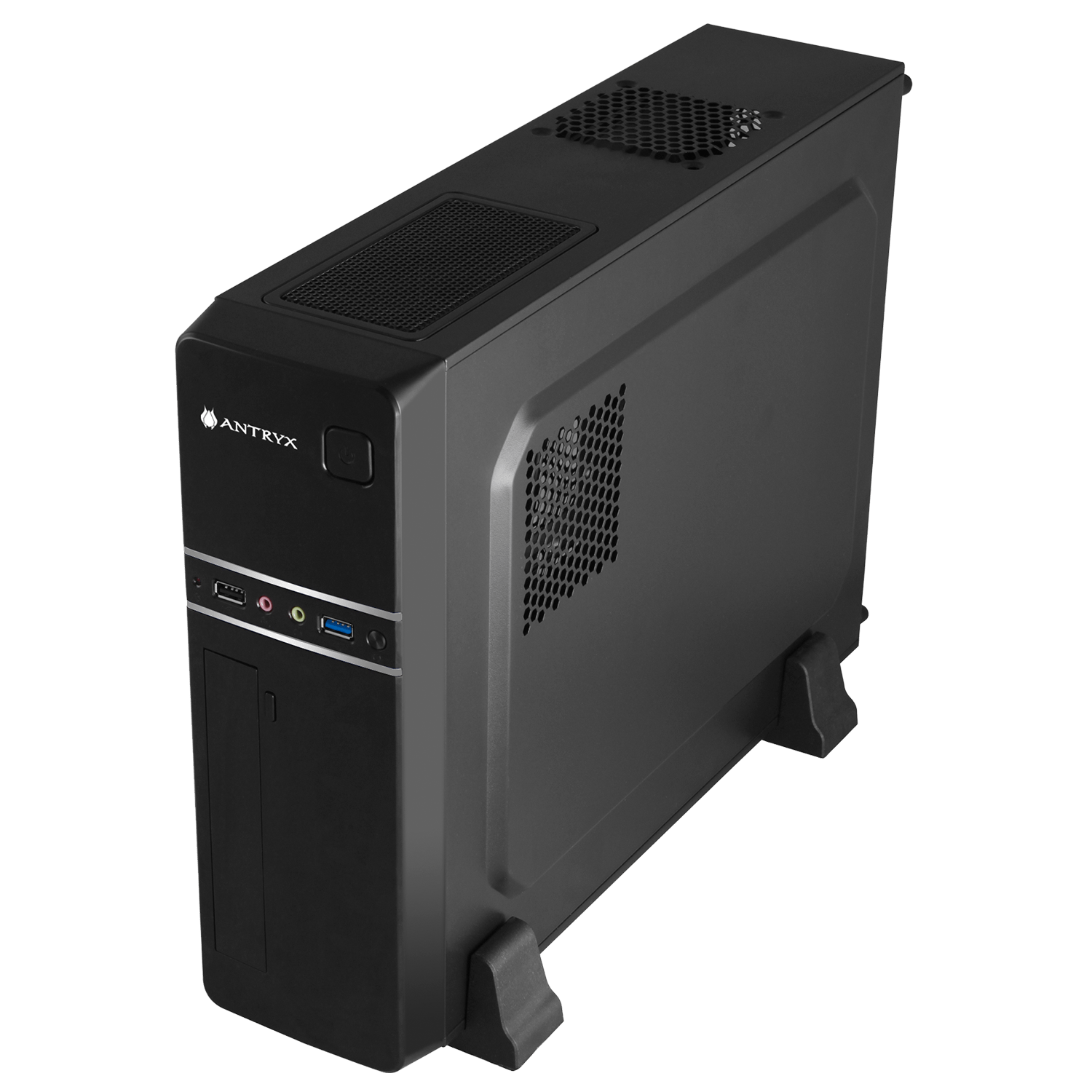 CAJA DE PC ULTRA DELGADA ANTRYX XTREME SLIM XS-110 MATX CON FUENTE DE PODER 350W Y PUERTO USB 3.0 (MODELO AC-XS110K-350CP)