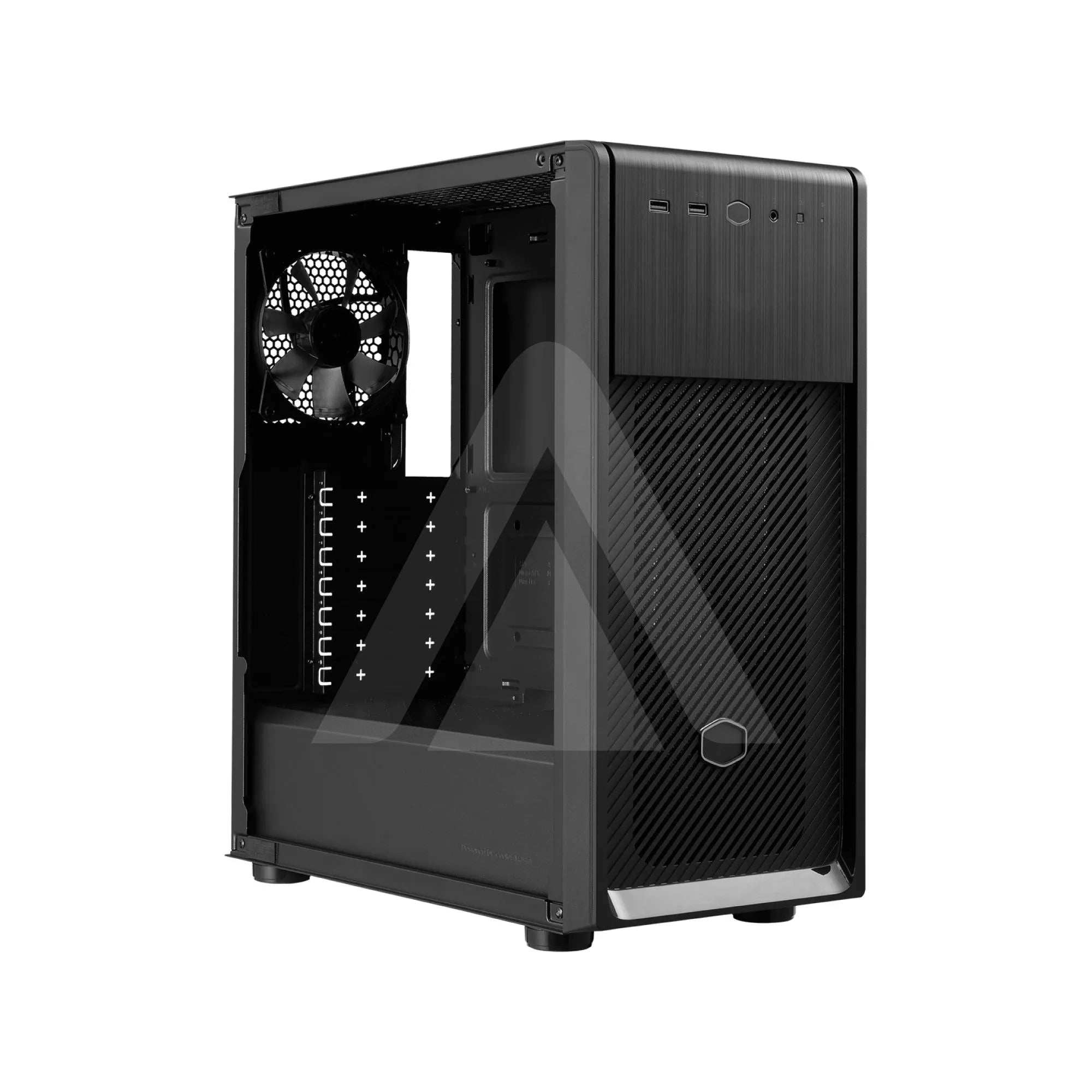 CAJA COOLER MASTER ELITE 500 ACERO NEGRO CON FUENTE DE PODER ELITE NEX 500W Y CONECTIVIDAD USB 3.2