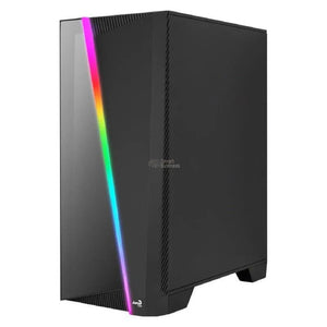 GABINETE GAMER AEROCOOL MIRAGE-G-BK-V2 ARGB MID TOWER SIN FUENTE