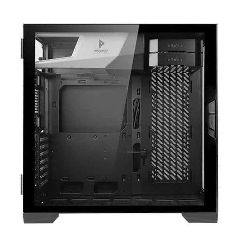 GABINETE ANTEC P120 CRYSTAL MID TOWER GAMER CON PANEL DE VIDRIO TEMPLADO Y AMPLIA COMPATIBILIDAD SIN FUENTE