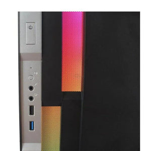 GABINETE GAMER GAMEMAX BRUFEN C3 - DISEÑO INNOVADOR CON ILUMINACIÓN RGB Y AMPLIO ESPACIO INTERIOR