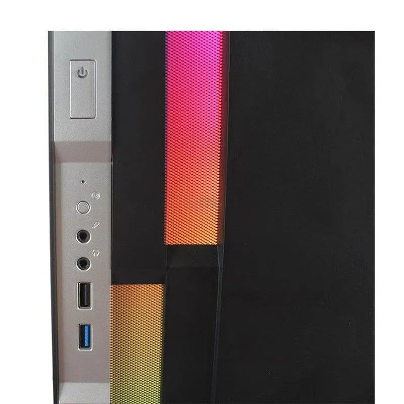 GABINETE GAMER GAMEMAX BRUFEN C3 - DISEÑO INNOVADOR CON ILUMINACIÓN RGB Y AMPLIO ESPACIO INTERIOR