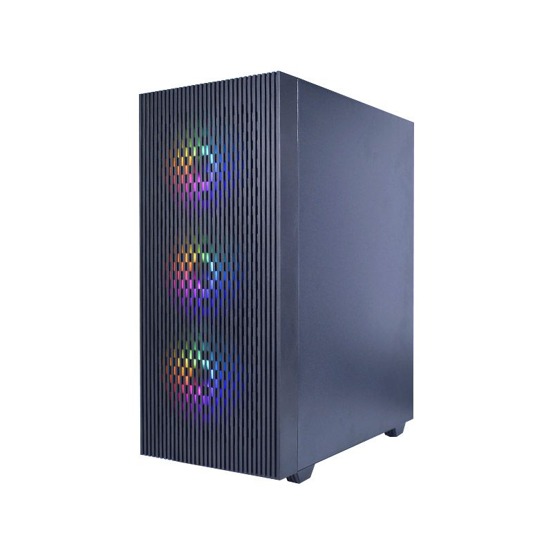 TIPO CASE GAMER MARCA GAMEMAX MODELO EDGE BK MALLA 4-FRGB SIN FUENTE