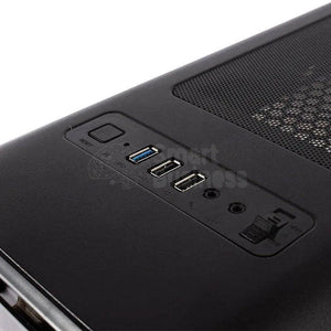 CASE GAMER GAMEMAX STARLIGHT ROJO MID TOWER CON FUENTE DE PODER DE 550W