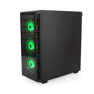 GABINETE HALION MIRAGE C302 GAMER SIN FUENTE CON ILUMINACIÓN 4xRGB