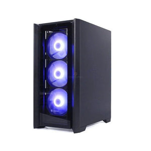 CASE HALION TITAN 104 BLACK: GAMER CON FUENTE DE 600W, ILUMINACIÓN RGB Y VIDRIO TEMPLADO