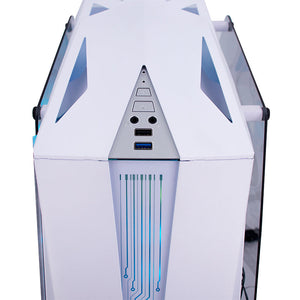 GABINETE GAMER TEROS TE-1316G: MID TOWER CON VENTILADOR ARGB, PUERTOS USB 3.0 / USB 2.0 Y CONECTIVIDAD DE AUDIO, COLOR NEGRO