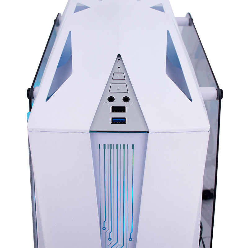 GABINETE GAMER TEROS TE-1316G: MID TOWER CON VENTILADOR ARGB, PUERTOS USB 3.0 / USB 2.0 Y CONECTIVIDAD DE AUDIO, COLOR NEGRO