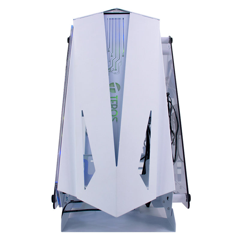 GABINETE GAMER TEROS TE-1316G: MID TOWER CON VENTILADOR ARGB, PUERTOS USB 3.0 / USB 2.0 Y CONECTIVIDAD DE AUDIO, COLOR NEGRO