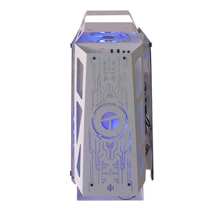 CASE GAMER TEROS TE1311: DISEÑO BLANCO CON CONECTIVIDAD USB 3.0 Y USB 2.0, AUDIO INTEGRADO Y VENTILADOR ARGB