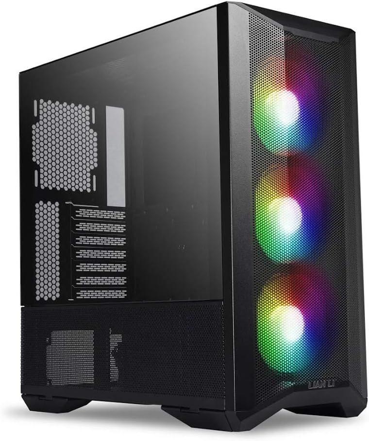 CAJA LIAN LI LANCOOL II MESH C BLACK ARGB CON 2 PANELES DE VIDRIO TEMPLADO Y USB TIPO-C - INNOVACIÓN RGB-X PARA UNA EXPERIENCIA DE ENSAMBLAJE SUPERIOR
