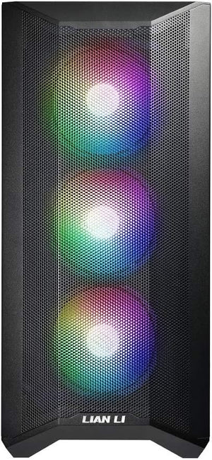 CAJA LIAN LI LANCOOL II MESH C BLACK ARGB CON 2 PANELES DE VIDRIO TEMPLADO Y USB TIPO-C - INNOVACIÓN RGB-X PARA UNA EXPERIENCIA DE ENSAMBLAJE SUPERIOR