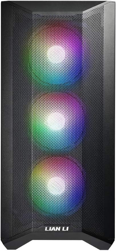 CAJA LIAN LI LANCOOL II MESH C BLACK ARGB CON 2 PANELES DE VIDRIO TEMPLADO Y USB TIPO-C - INNOVACIÓN RGB-X PARA UNA EXPERIENCIA DE ENSAMBLAJE SUPERIOR