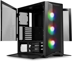 CAJA LIAN LI LANCOOL II MESH C BLACK ARGB CON 2 PANELES DE VIDRIO TEMPLADO Y USB TIPO-C - INNOVACIÓN RGB-X PARA UNA EXPERIENCIA DE ENSAMBLAJE SUPERIOR
