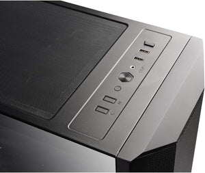 CAJA LIAN LI LANCOOL II MESH C BLACK ARGB CON 2 PANELES DE VIDRIO TEMPLADO Y USB TIPO-C - INNOVACIÓN RGB-X PARA UNA EXPERIENCIA DE ENSAMBLAJE SUPERIOR