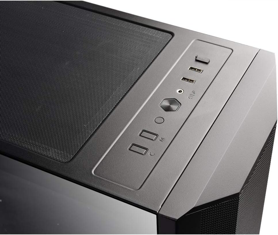 CAJA LIAN LI LANCOOL II MESH C BLACK ARGB CON 2 PANELES DE VIDRIO TEMPLADO Y USB TIPO-C - INNOVACIÓN RGB-X PARA UNA EXPERIENCIA DE ENSAMBLAJE SUPERIOR