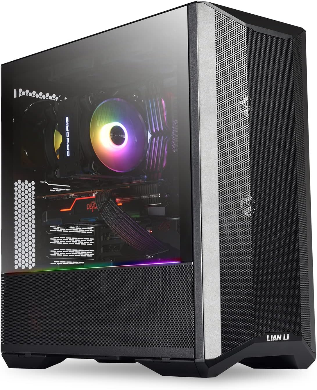 TORRE GAMER LIAN LI LANCOOL II MESH C PERFORMANCE-X NEGRO CON DOBLE VIDRIO TEMPLADO, USB TIPO-C