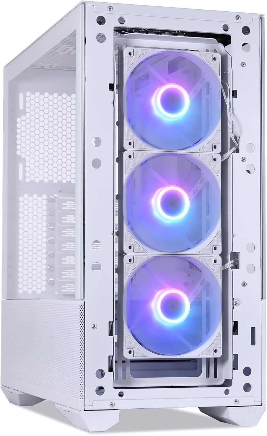 TORRE ATX LIAN LI LANCOOL II MESH C SNOW ARGB CON DOBLE VIDRIO TEMPLADO Y USB TIPO-C