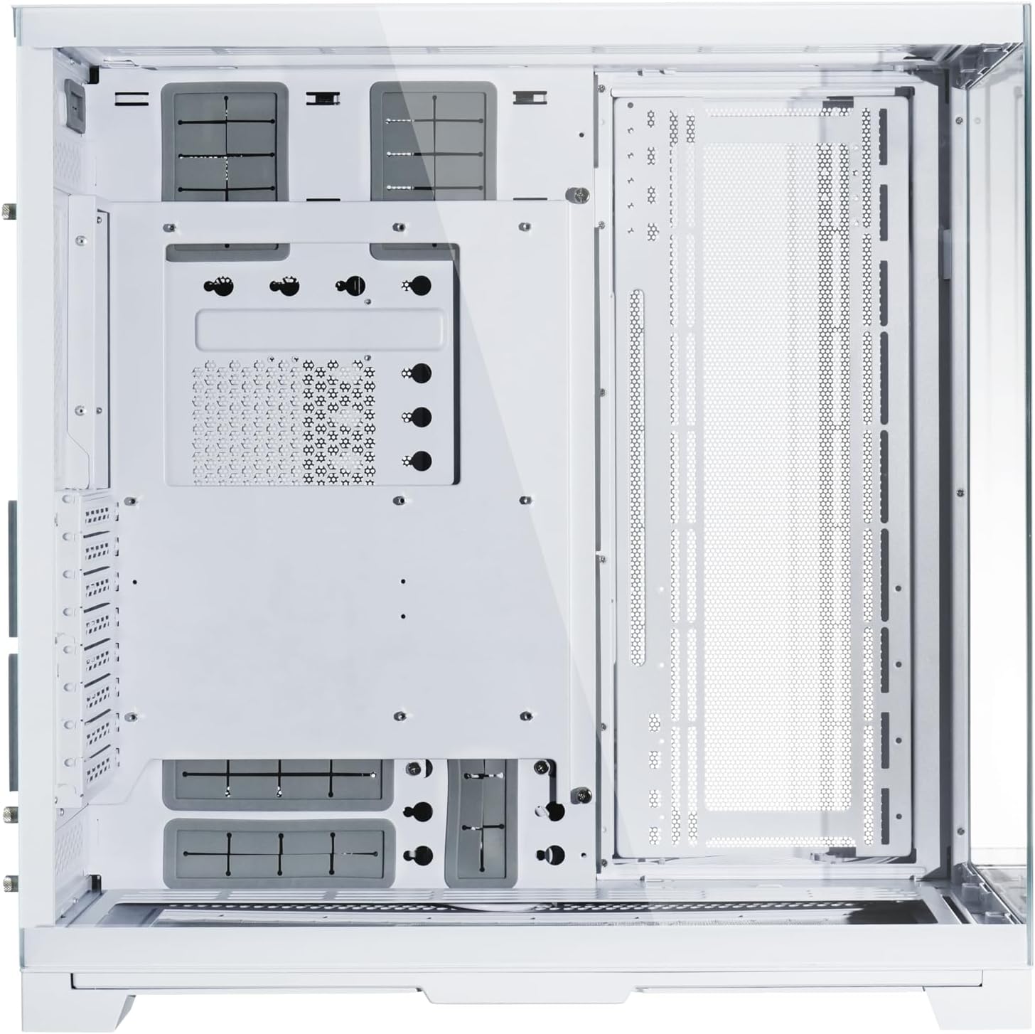 CAJA PARA PC LIAN LI O11 DYNAMIC EVO XL WHITE, CON 2 PANELES DE VIDRIO TEMPLADO, DISEÑO MODULAR Y SOPORTE E-ATX