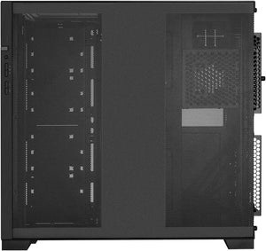 CAJA PARA PC LIAN LI O11D EVO RGB BLACK CON ILUMINACIÓN PERSONALIZABLE, 2 PANELES DE VIDRIO TEMPLADO, DISEÑO MODULAR Y SOPORTE AVANZADO DE ENFRIAMIENTO