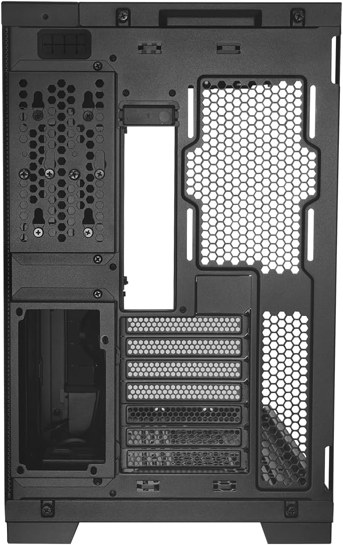 CAJA PARA PC LIAN LI O11D EVO RGB BLACK CON ILUMINACIÓN PERSONALIZABLE, 2 PANELES DE VIDRIO TEMPLADO, DISEÑO MODULAR Y SOPORTE AVANZADO DE ENFRIAMIENTO