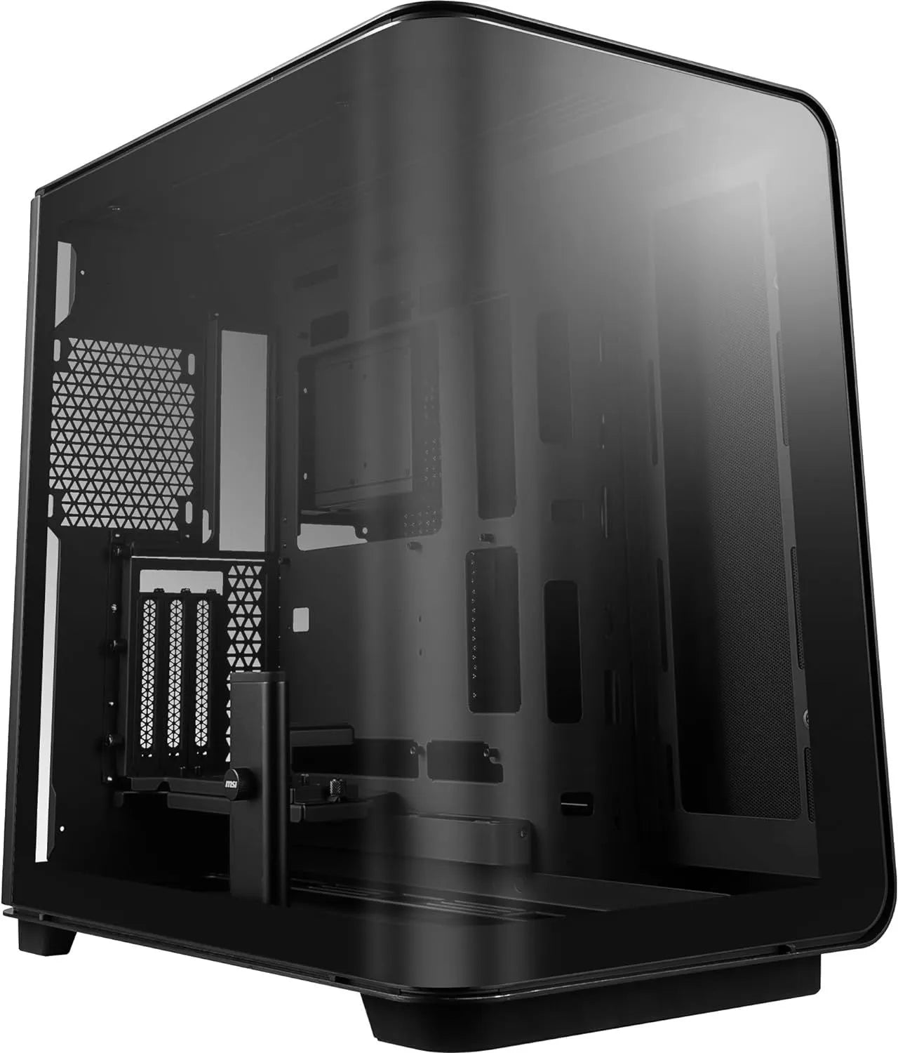 CAJA DE TORRE ATX MSI MEG MAESTRO 700L PZ - DISEÑO PREMIUM, PANEL LATERAL DE VIDRIO TEMPLADO, ILUMINACIÓN RGB INTEGRADA, COMPATIBILIDAD CON REFRIGERACIÓN LÍQUIDA.