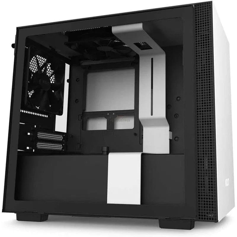 CAJA NZXT H210 MINI-ITX BLANCO/NEGRO CA-H210B-W1 CON DISEÑO COMPACTO Y ESTILO MODERNO
