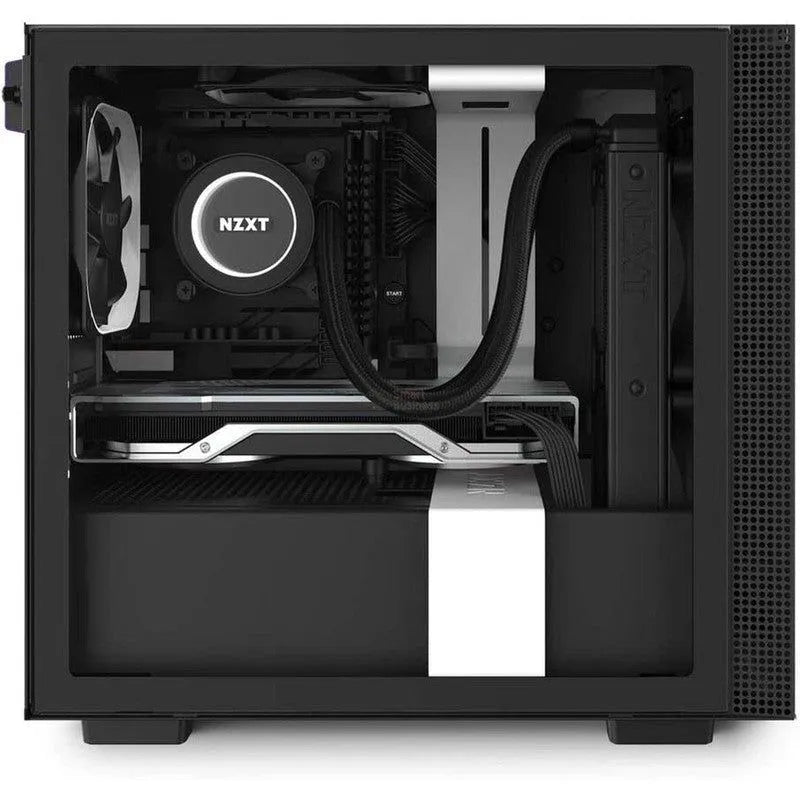 CAJA NZXT H210 MINI-ITX BLANCO/NEGRO CA-H210B-W1 CON DISEÑO COMPACTO Y ESTILO MODERNO