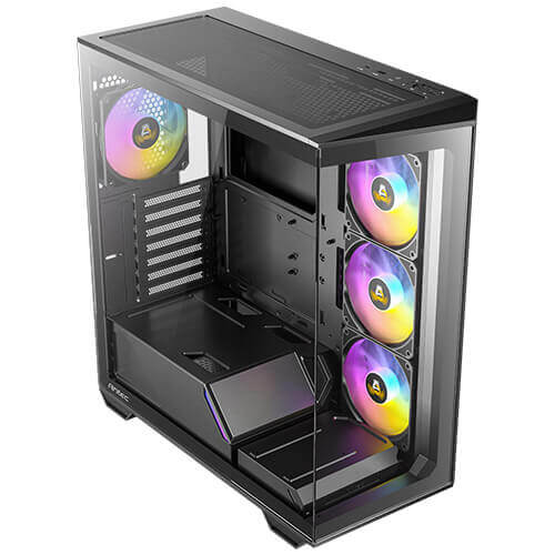 GABINETE PARA PC ANTEC C3 CONSTELLATION WT MT CON PANEL LATERAL DE VIDRIO TEMPLADO, DISEÑO DE FLUJO DE AIRE ÓPTIMO Y ESPACIO PARA ENFRIAMIENTO LÍQUIDO