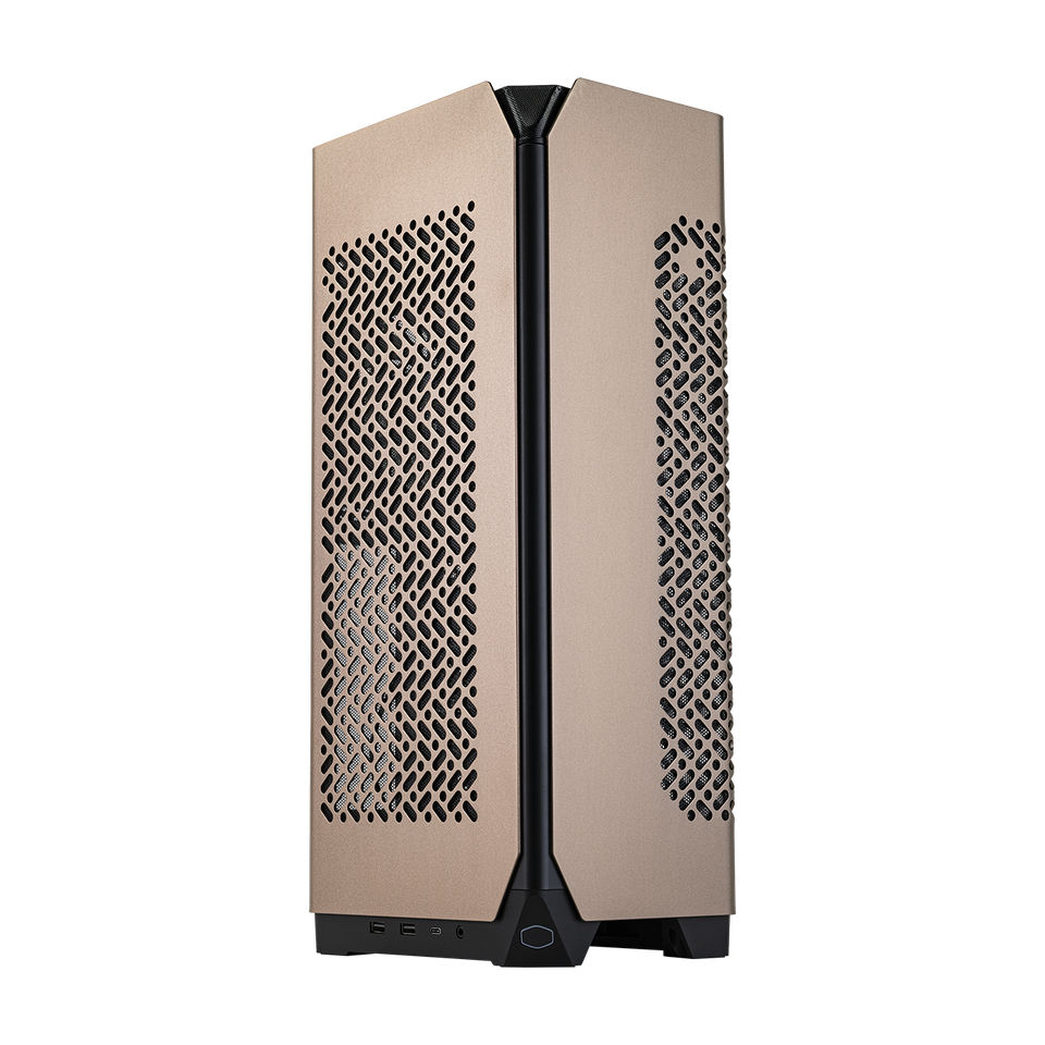 CAJA PARA PC COOLER MASTER NCORE 100 MAX BRONZE EDITION MODELO NR100-ZNNN85-SL0 CON ESPECIFICACIONES AVANZADAS