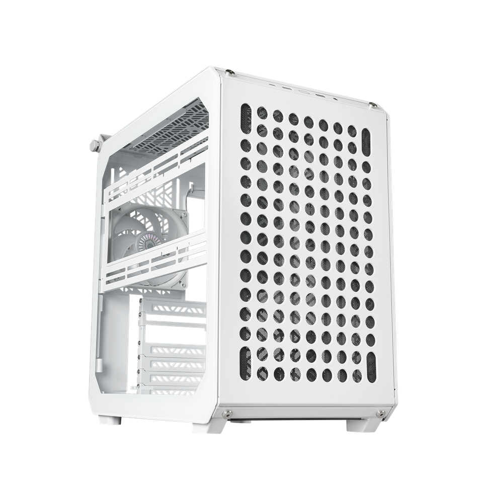 CAJA DE ORDENADOR COOLER MASTER QUBE 500 BLANCA MODELO Q500-WGNN-S01 CON DISEÑO MODERNO Y ALTA VENTILACIÓN