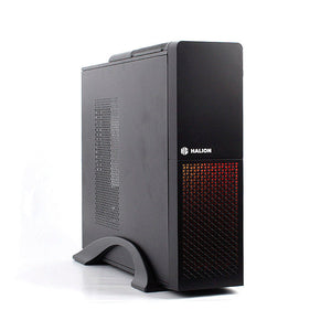 GABINETE GAMING HALION SUPRA-PRO S613: DISEÑO SLIM, FUENTE 350W, USB 3.0 Y USB-C, ILUMINACIÓN RGB.